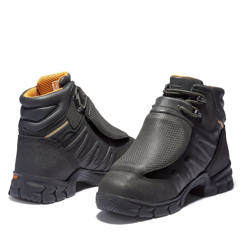 Bocanci De Muncă Timberland Barbati Negrii - Pro® Excave 6\" Met Guard Steel Toe - Romania - HEGKNL34